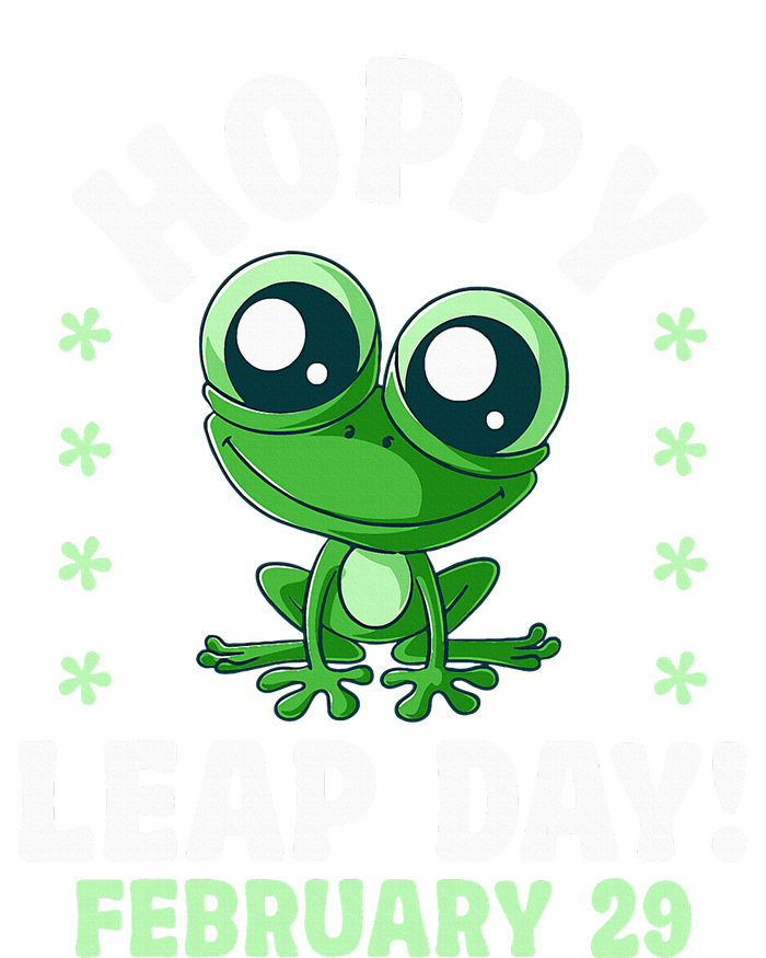 Funny Frog Hoppy Leap Day February 29 Birthday Leap Year Women's V-Neck T-Shirt