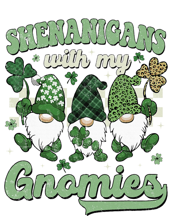 Retro Groovy St Patricks Day Shenanigans With My Gnomies T-Shirt