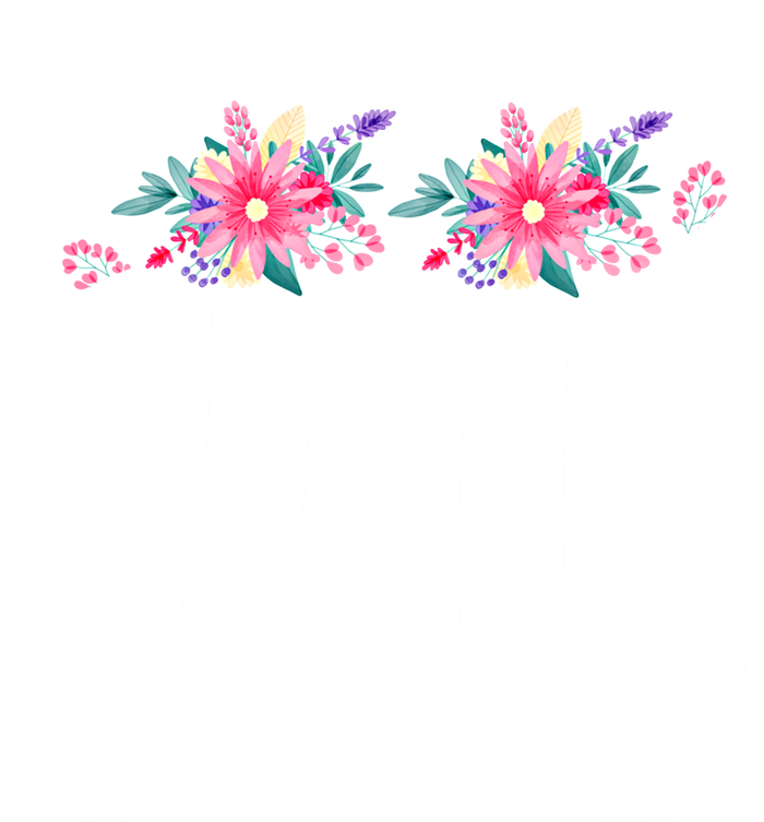 Floral Face Pi Symbol Happy Pi Day Math Geek 3 14 Cool Gift T-Shirt