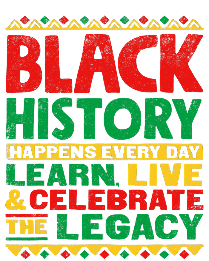 Learn Live Celebrate Legacy Proud Black History Month Gift Women's Perfect Tri Rocker Tank