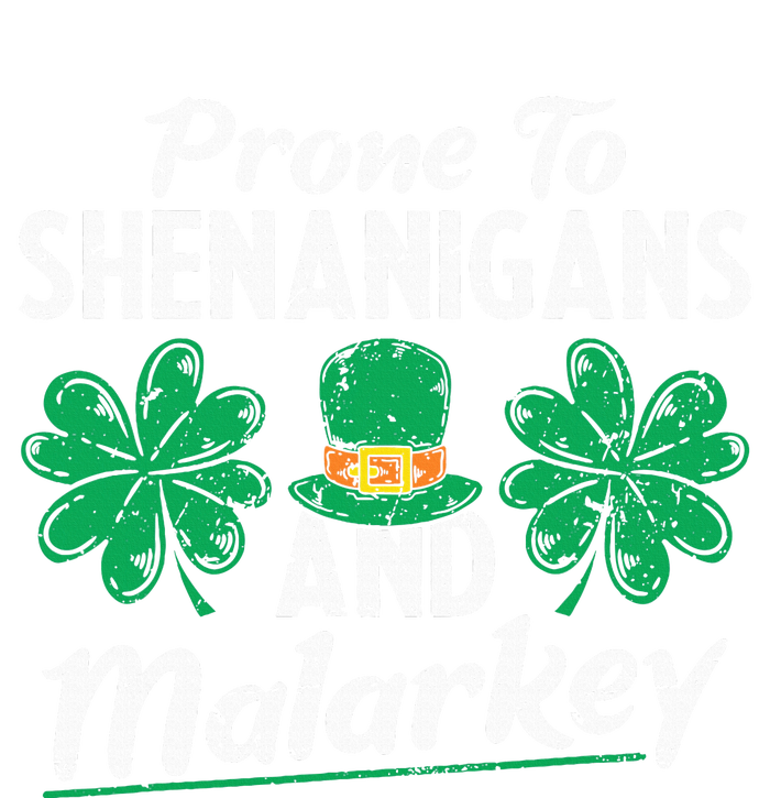 Prone To Shenanigans And Malarkey Clovers Shamrock Vintage Grommeted Golf Towel