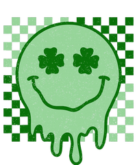 Retro Groovy St Patricks Day Hippie Smile Face Shamrock Magnet