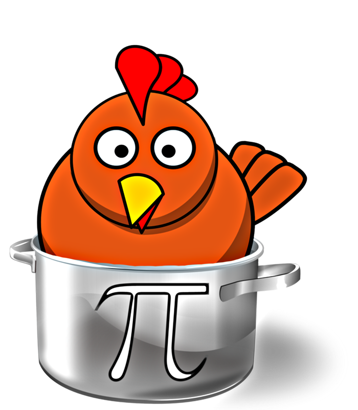 Funny Chicken Pot Pi Day Cartoon Math Pie Gift T-Shirt