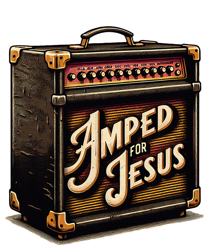 Amped for Jesus Christian Worship Music Praise and Faith T-Shirt