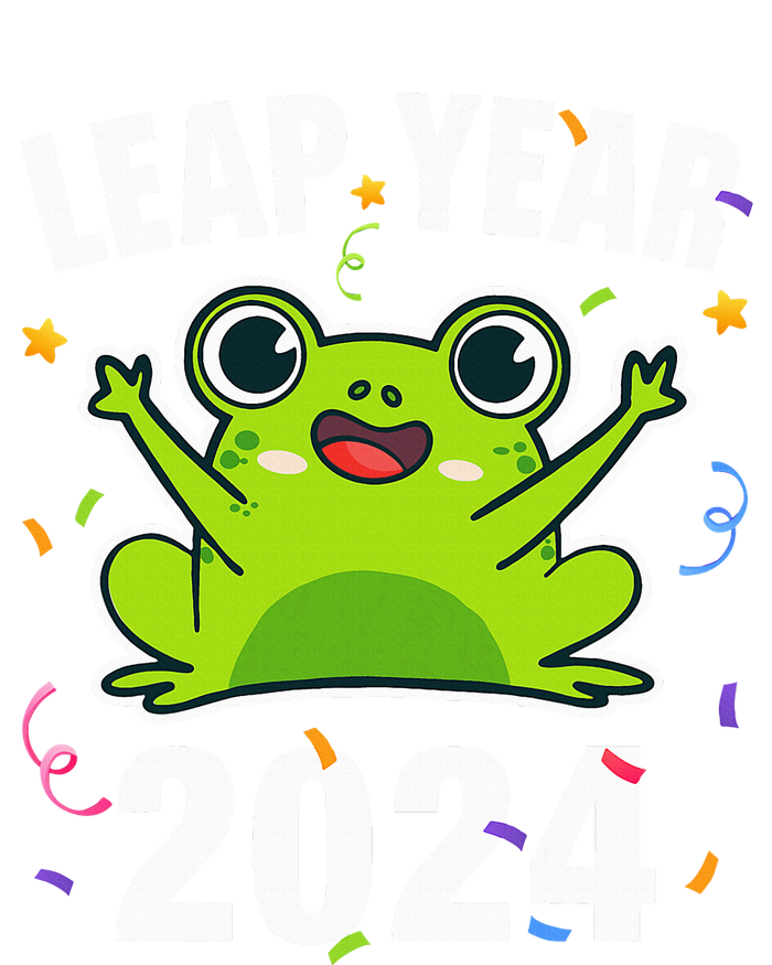 Leap Year 2024 Cute Frog Leap Day Birthday Hoodie