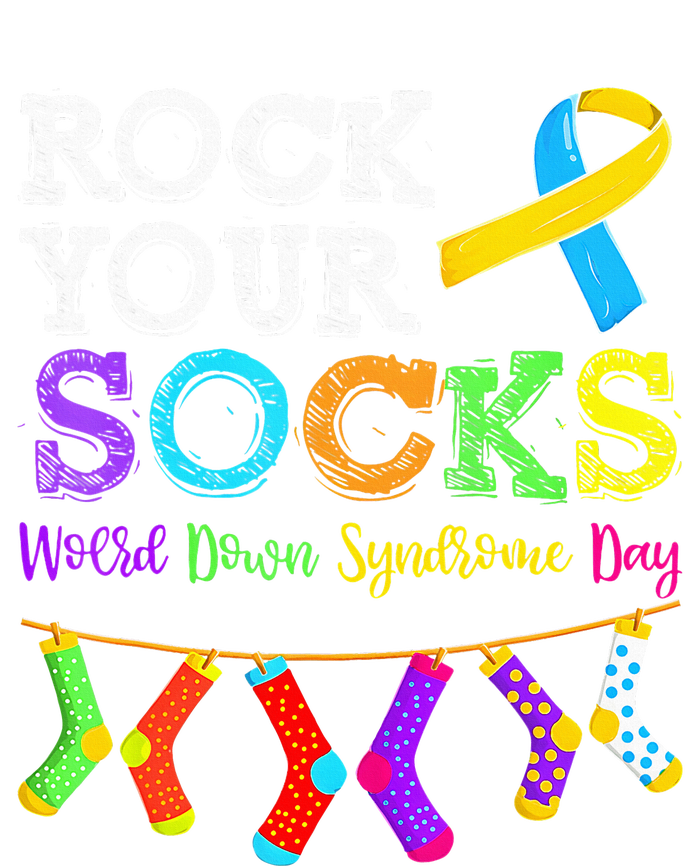 Down Syndrome Awareness Rock Your Socks Bumper Sticker