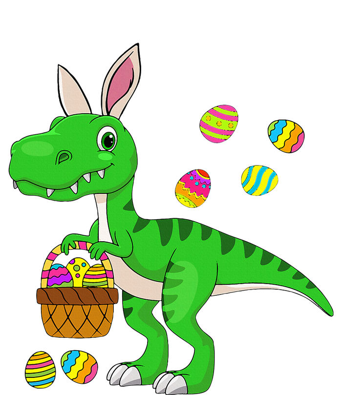 Easter Dinosaur Bunny Ears Easter Basket Stuffers T-Shirt