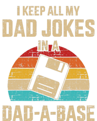 Funny dad jokes in dadabase vintage for father's day Women's V-Neck T-Shirt