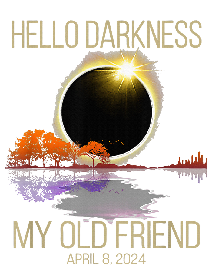 Hello Darkness My Old Friend Solar Eclipse April 08 2024 Tank Top