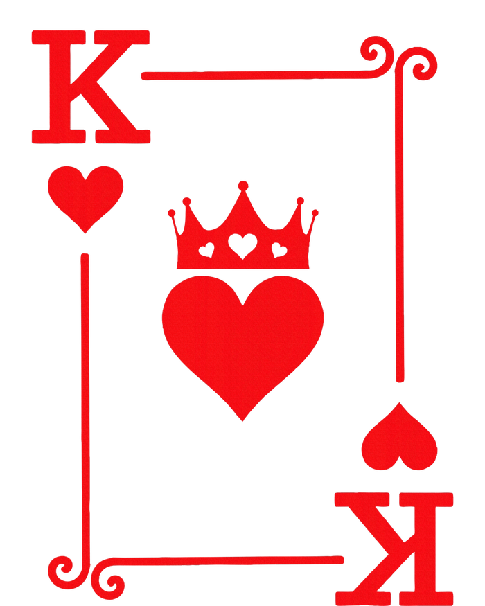 King & Queen of Hearts Matching Couple King of Hearts Tank Top