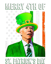 Merry 4th Of St Patrick's Day Joe Biden Leprechaun Hat Tie-Dye Long Sleeve Shirt