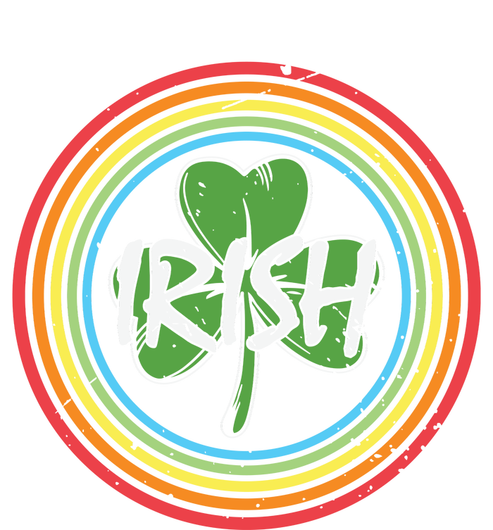 Rainbow Green Shamrock Irish Patricks Day T-Shirt