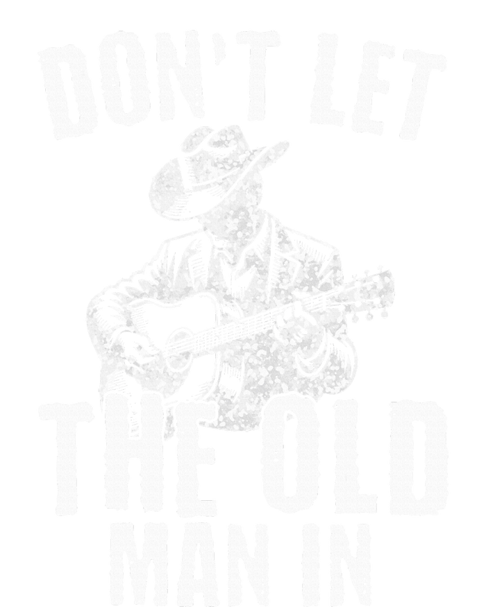 Don’t Let the Old Man in Vintage Walking With a Guitar Tall T-Shirt