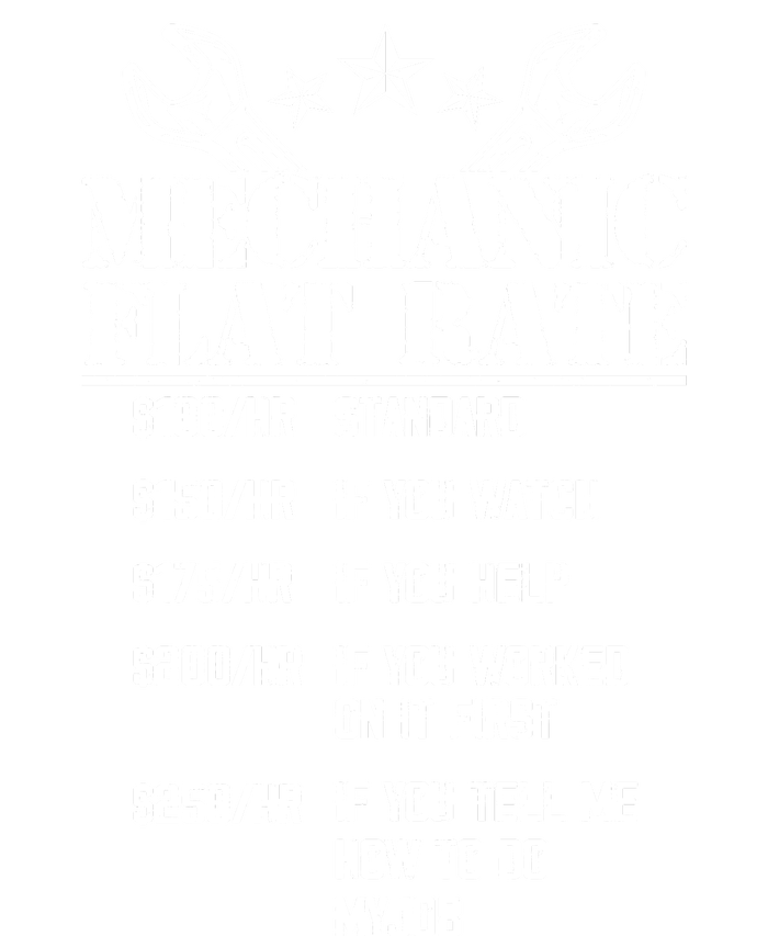 Funny Mechanic Flat Rate T-Shirt