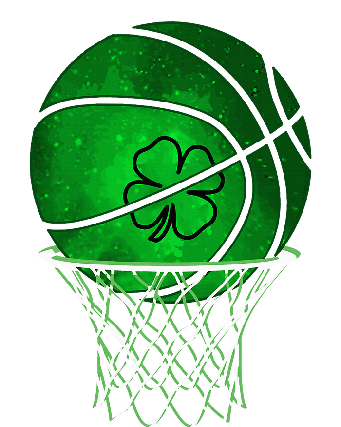 St Patricks day Shamrock Basketball Irish T-Shirt