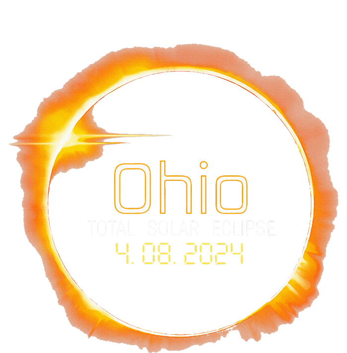 Ohio Solar Eclipse 2024 America Totality Dry Zone Grid Polo