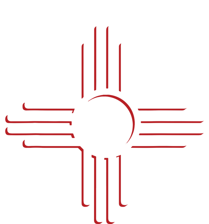 New Mexico Unique Red Zia Symbol Flag Gift T-Shirt