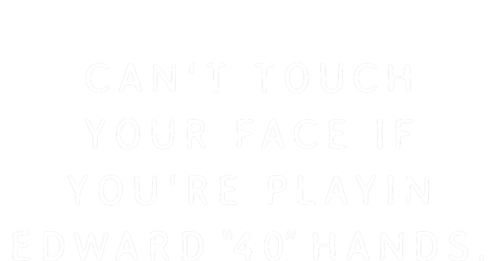 Can‘T Touch Your Face If You’Re Playing Edward 40 Hands Cropped Pullover Crew