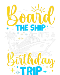 Board The Ship It's A Birthday Trip Cruise Cruising Vacation Hooded Wearable Blanket