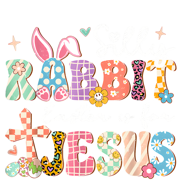 Silly Rabbit Easter Is For Jesus Cute Bunny Christian Faith T-Shirt