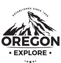 Explore Oregon Graphic Mountain Garment-Dyed Sweatshirt