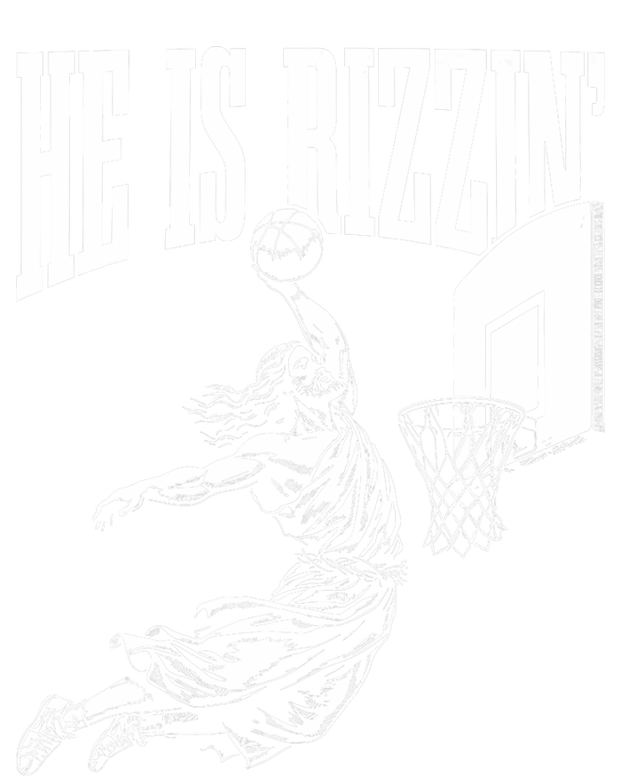 He Is Rizzin Funny Jesus Basketball Meme Premium T-Shirt