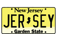 New Jersey Nj License Plate Classic Grommeted Golf Towel