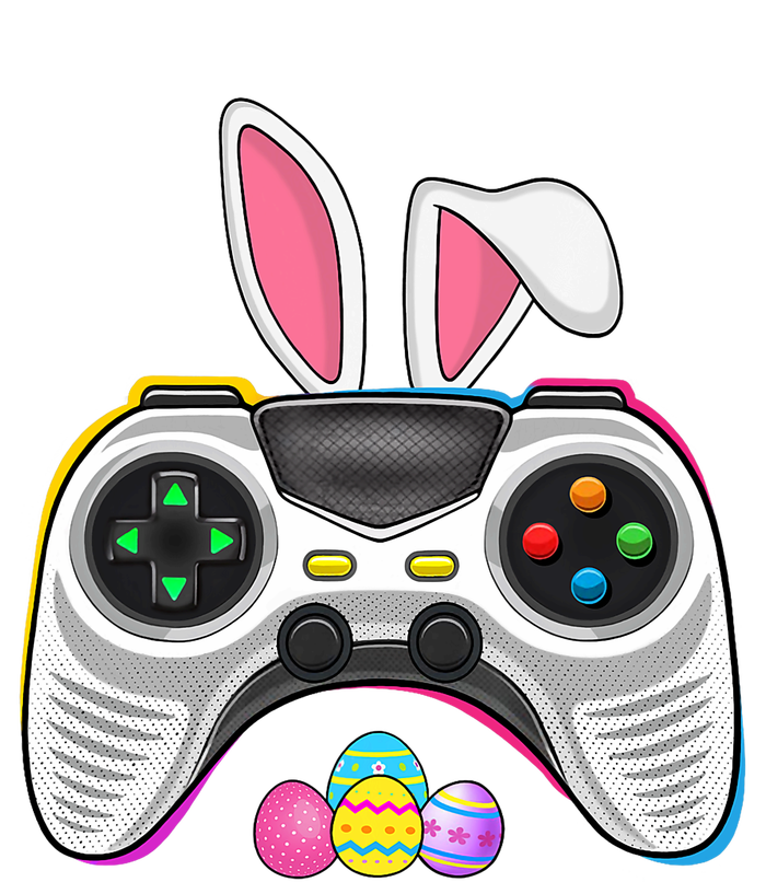 Video Game Bunny Eggs Costume Easter Day Gaming Kids Tie-Dye T-Shirt