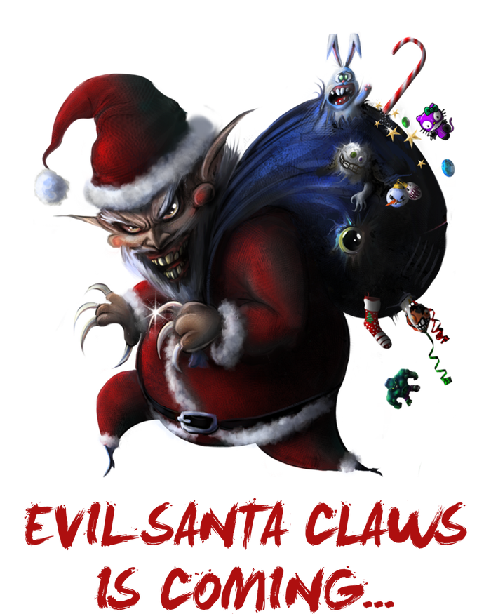 Evil Santa Claws Is Coming Christmas Legacy Cool Fit Booney Bucket Hat