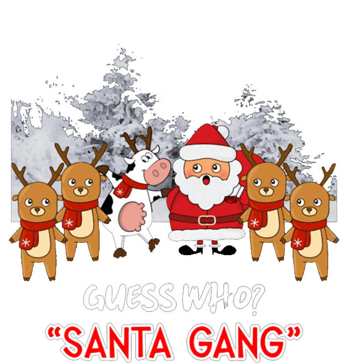 Guess Who Santa Gang And Cow Kids Hoodie