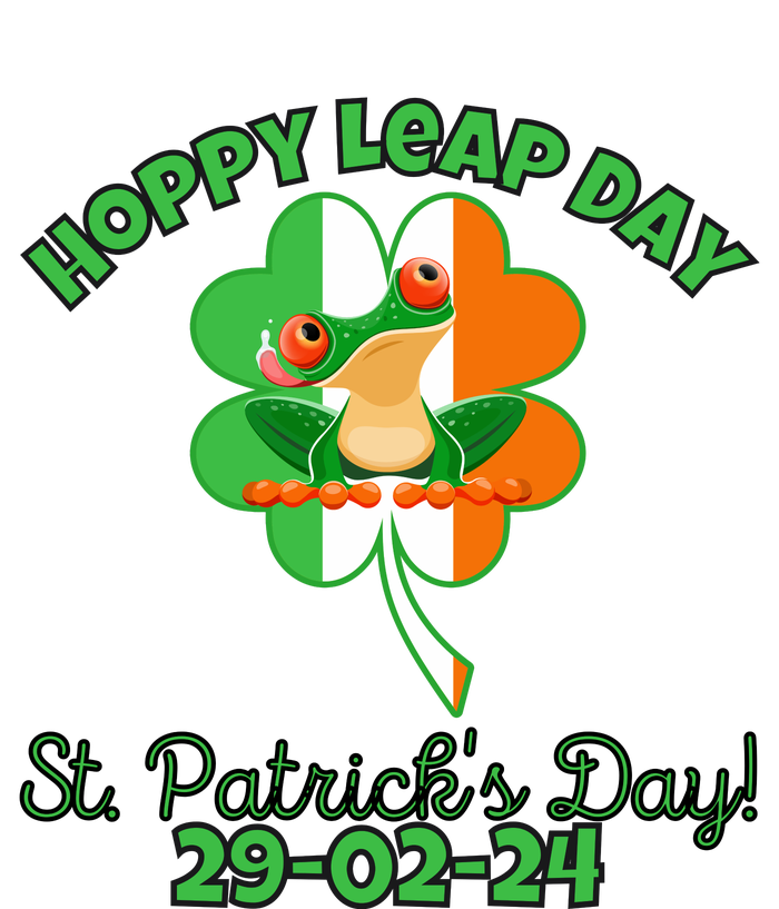 Hoppy Leap Day February 29 Frog St Patricks Day T-Shirt