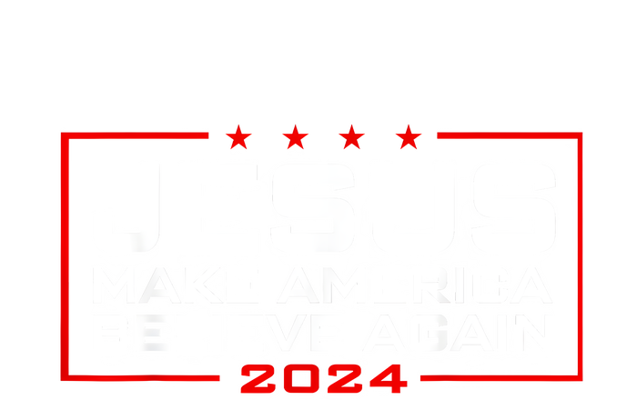 Jesus Make America Believe Again 2024 Tie-Dye T-Shirt