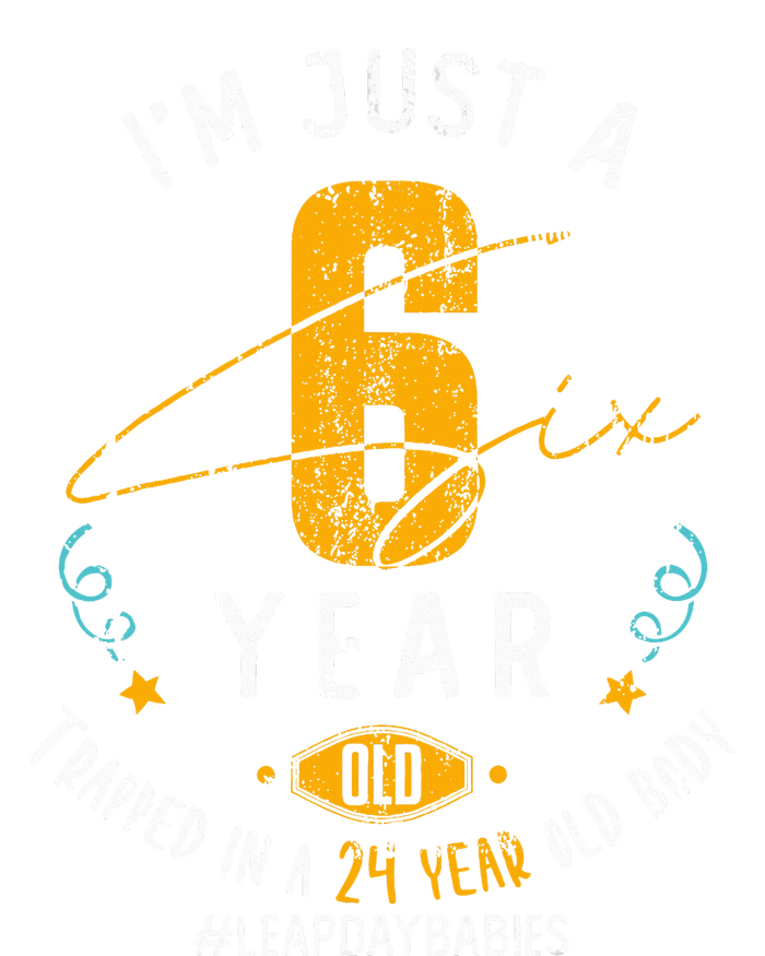 24 Years Old Leap Year Birthday 6 Funny Leap Day T-Shirt