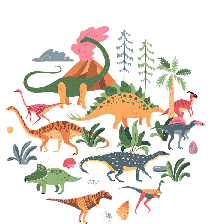 Cute Dinosaurs  Illustration  Dino Collection  Classic T-Shirt