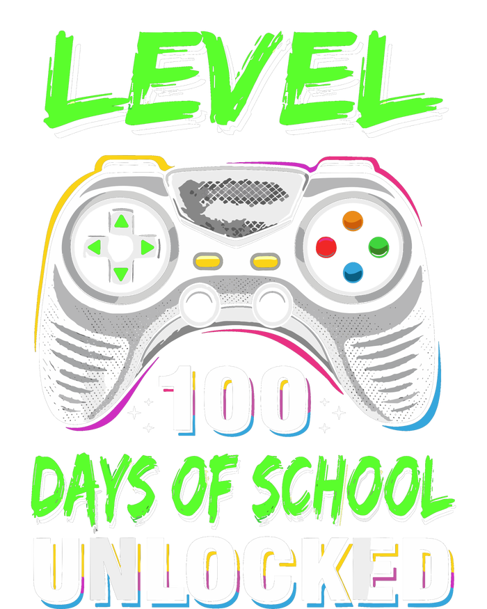 Level 100 Days Of School Unlocked Gamer Video Games Women's Tri-Blend 3/4-Sleeve Raglan Shirt