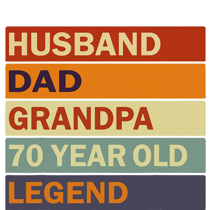 Vintage 70th Birthday Saying For 70 Year Old Dad And Grandpa T-Shirt