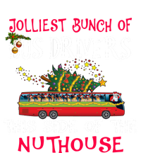 Jolliest Bunch Of Bus Drivers This Side Of The Nuthouse Merry Christmas T-Shirt