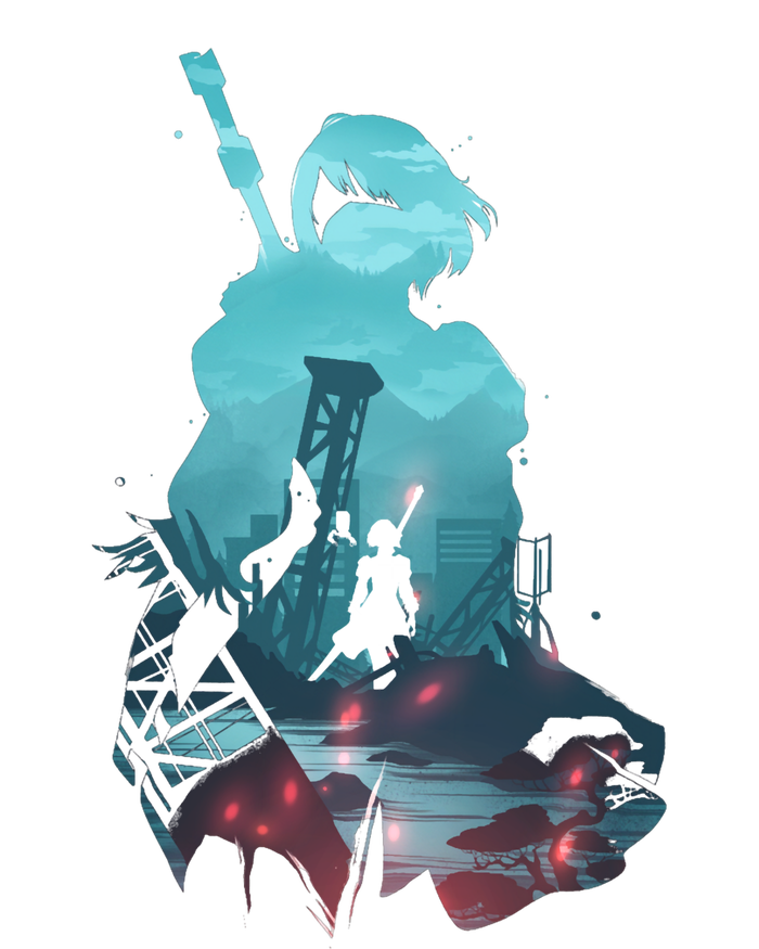 Nier Automata 2b Waifu T-Shirt