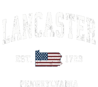 Lancaster Pennsylvania Pa Vintage American Flag Sports Desig Button