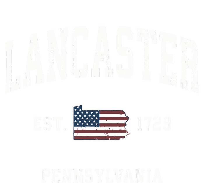 Lancaster Pennsylvania Pa Vintage American Flag Sports Desig Button