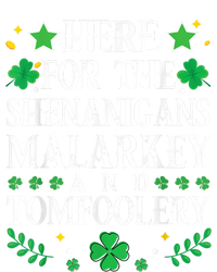 St Patricks Day Here For The Shenanigans Malarkey Tomfoolery Yupoong Adult 5-Panel Trucker Hat