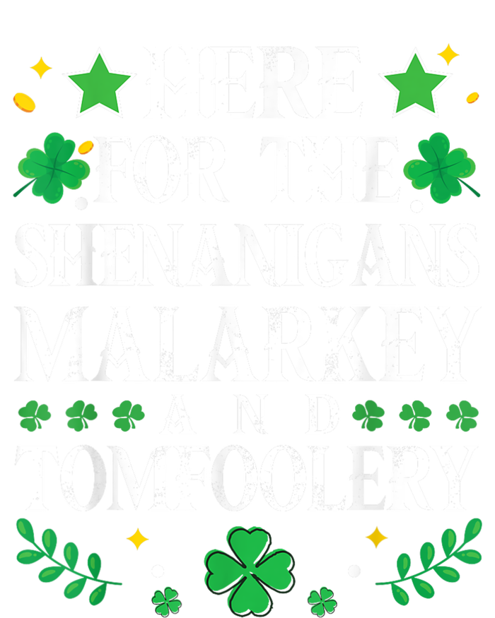 St Patricks Day Here For The Shenanigans Malarkey Tomfoolery Yupoong Adult 5-Panel Trucker Hat