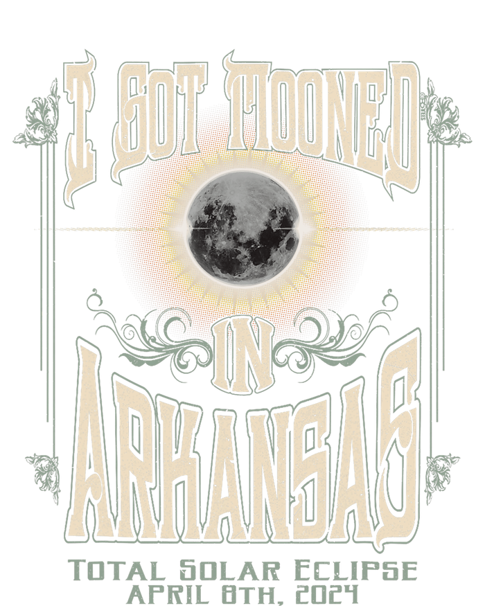 I Got Mooned In Arkansas Total Solar Eclipse 2024 T-Shirt