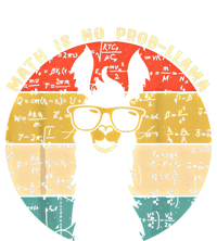 Math Is No Probllama Math Llama Teacher Graphic Plus Size Gift Cooling Performance Crew T-Shirt