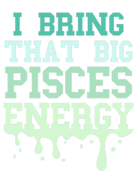 Big Pisces Energy Drip Zodiac Sign Birthday Season High Crown Mesh Back Trucker Hat