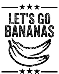 Funny LetS Go Bananas Distressed Grunge Wool Snapback Cap