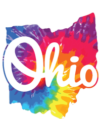 I Love My Ohio Home Script Tie Dye Ohio V-Neck T-Shirt