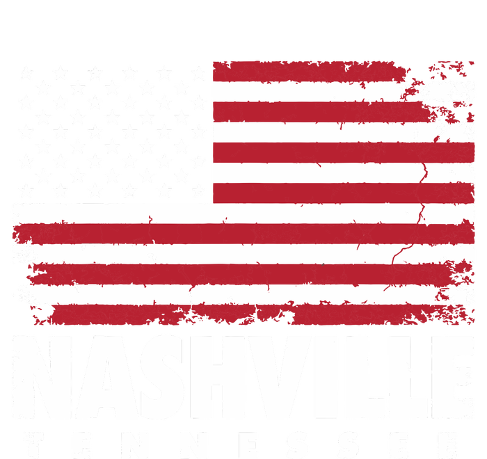 Nashville Tennessee 4th Of July American Flag Usa America T-Shirt