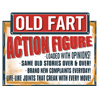 Old Fart Action Figure Loaded With Opinions T-Shirt