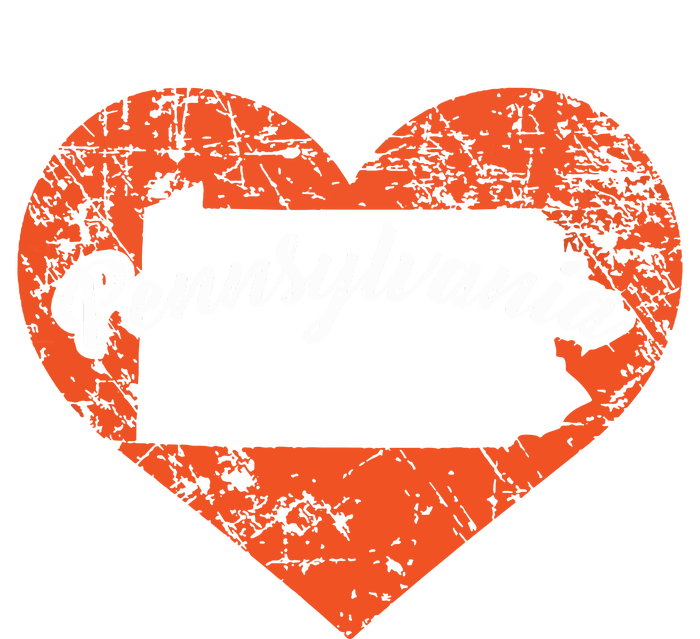 I Love Pennsylvania Funny Cute State Pride Heart Gift T-Shirt